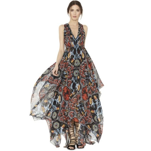 Alice + Olivia Dresses & Skirts - Alice + Olivia Kora Baroque Handkerchief Dress